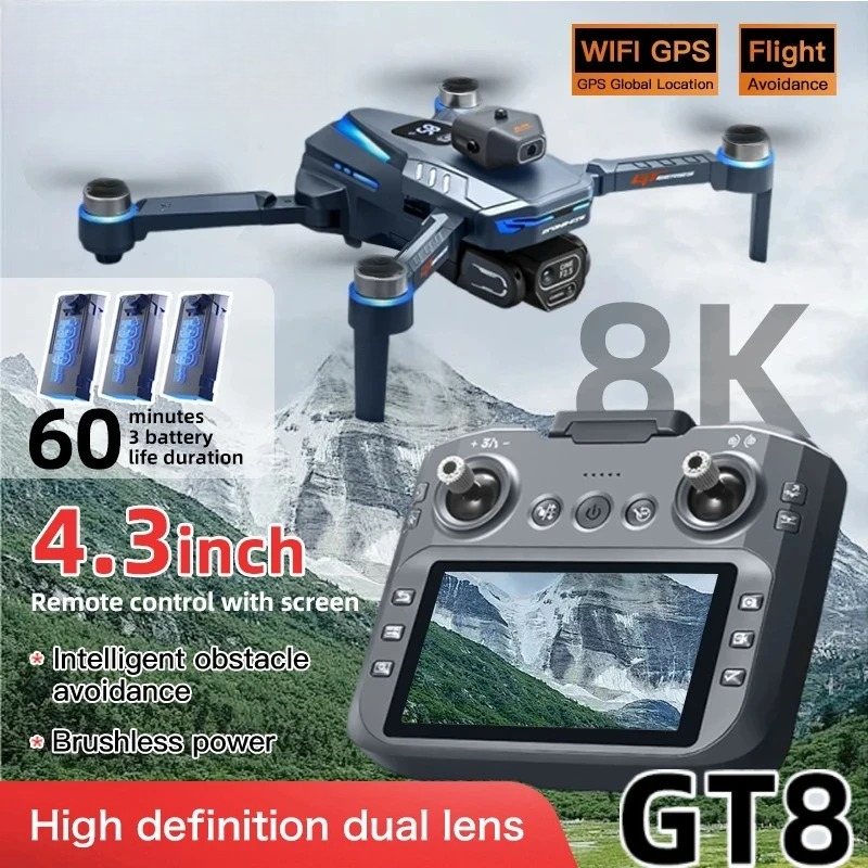 Original GT8 Drone 8K Professi - đánh giá và giá Drone Thermal Imaging