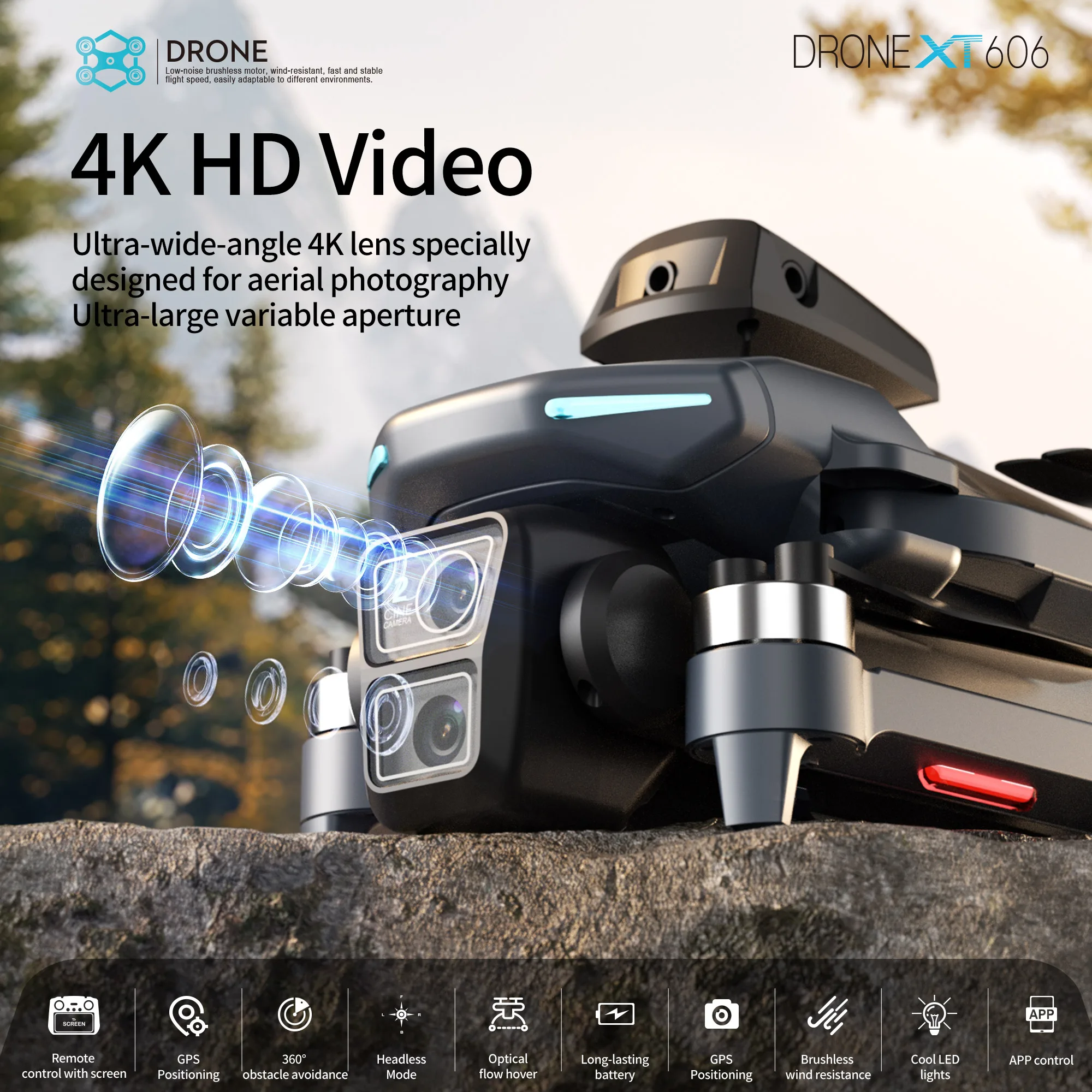 Original XT606 MAX GPS Drone 4 - đánh giá và giá Drone Thermal Imaging